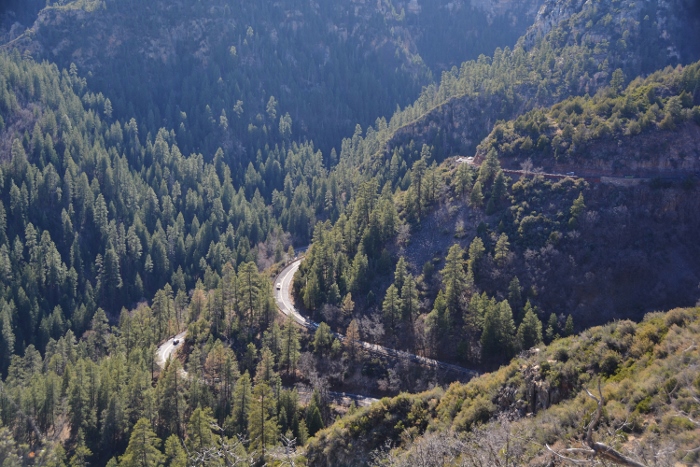 Viewing Highway 89 from Oak Creek Vista
